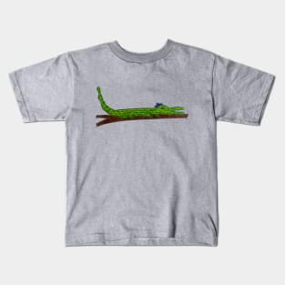 Alligator in a Tiny Hat Kids T-Shirt